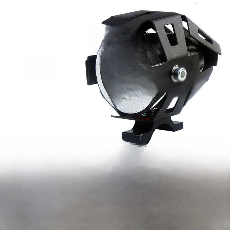 Factory Direct Supply Cross-Border Car Motorcycle Electric Bike Headlight Super Bright LED High Beam U7 Colorful Laser Cannon Beam Light