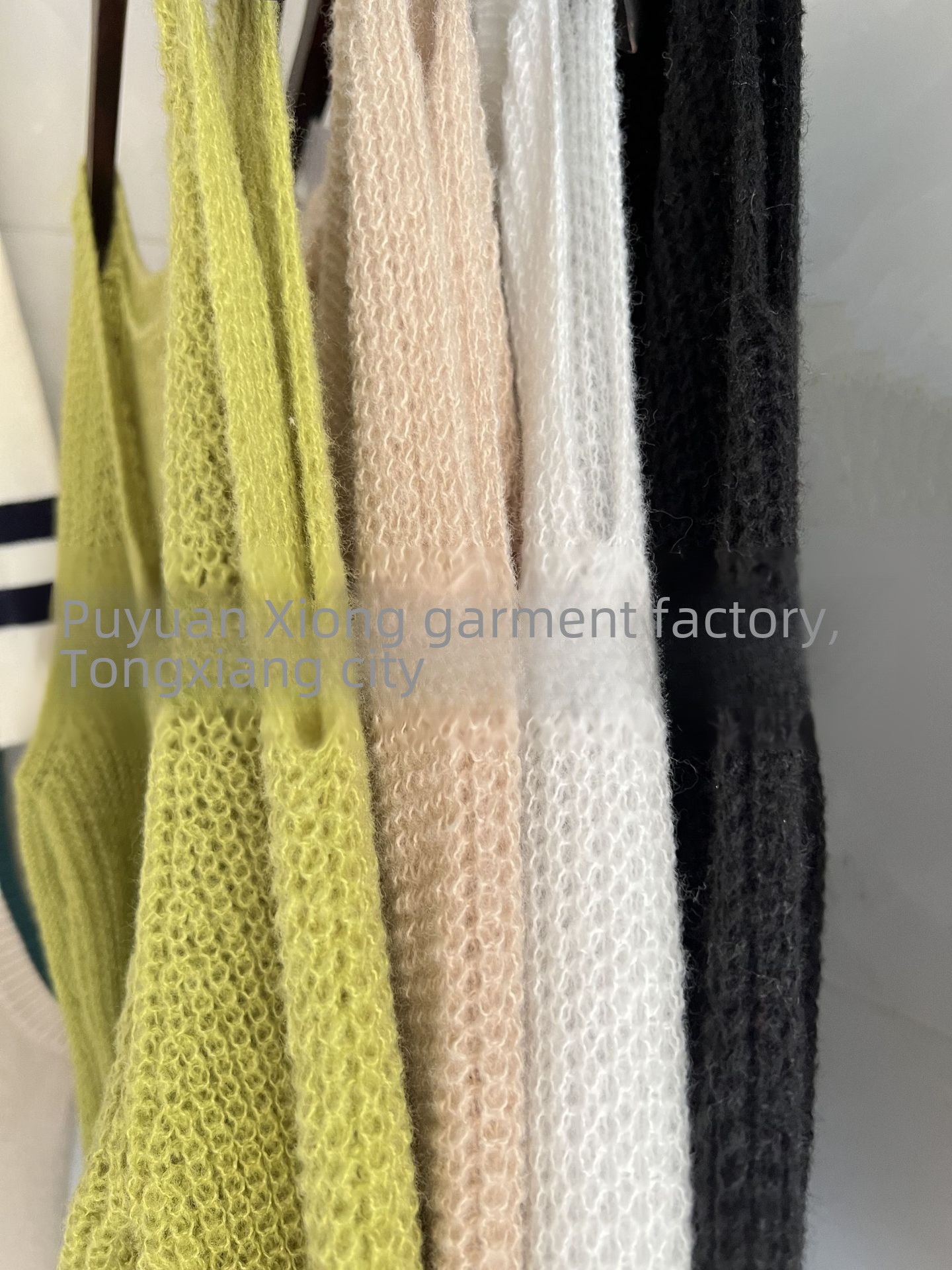 South Korea chic elegant V-neck off-shoulder loose lazy versatile casual sun protection solid color long sleeve sweater women's top_voghion.com