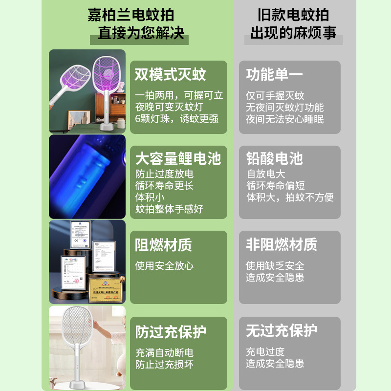 電気蚊取り充電式家庭用強力リチウム電池蚊取りランプ二合一蚊よけ神器ハエ取り|undefined