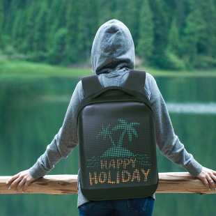HD led backpack display trend Billboard mobile vest display interactive window LED display