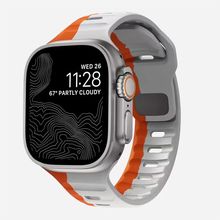 适用于苹果 iwatch9/ultra2 全网爆款方扣纯色硅胶表带Apple表带