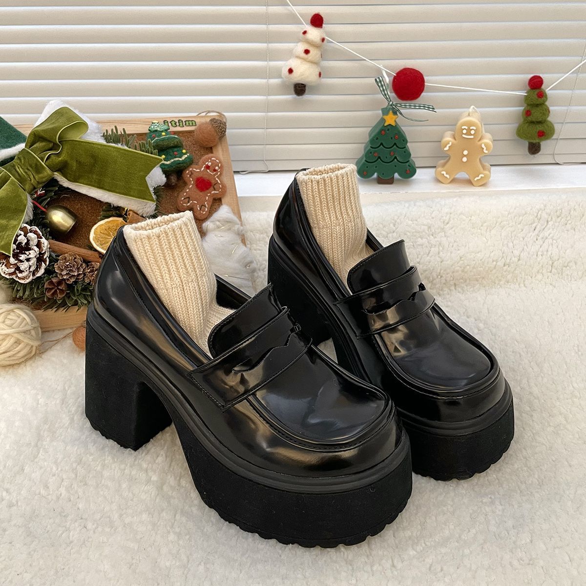 Mary Jane High Heels