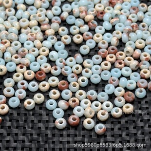 ��ɽʯ6x4mm��������P��ɢ�� ���Sֱ�N��Ƭ����DIY����