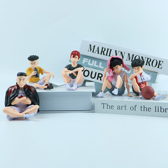 潮牌灌籃手辦櫻木花道流川楓湘北五虎車內飾品車載模型擺件