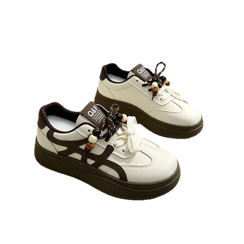 36-40 Tamaño de primavera y otoño nuevos zapatos de entrenamiento para niños de tamaño medio y grande zapatos casuales con zapatos de skate de entrenamiento anti-deslizante clásicos suaves