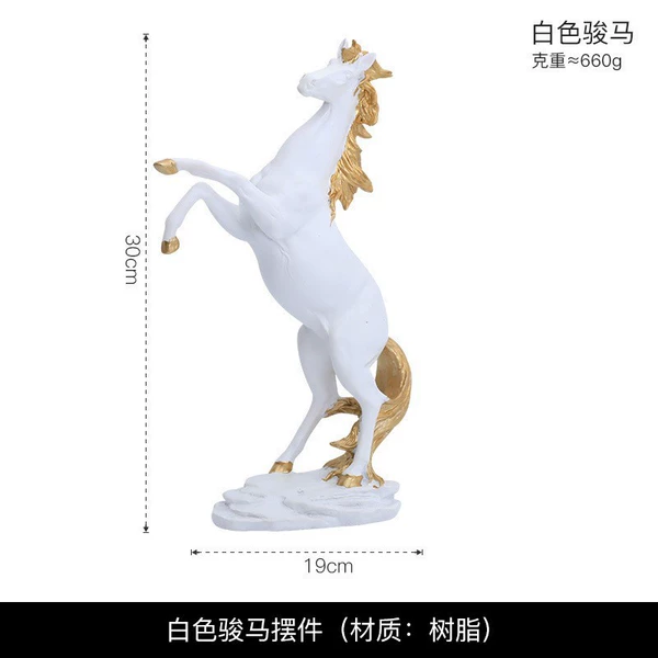Platinum steed decoration