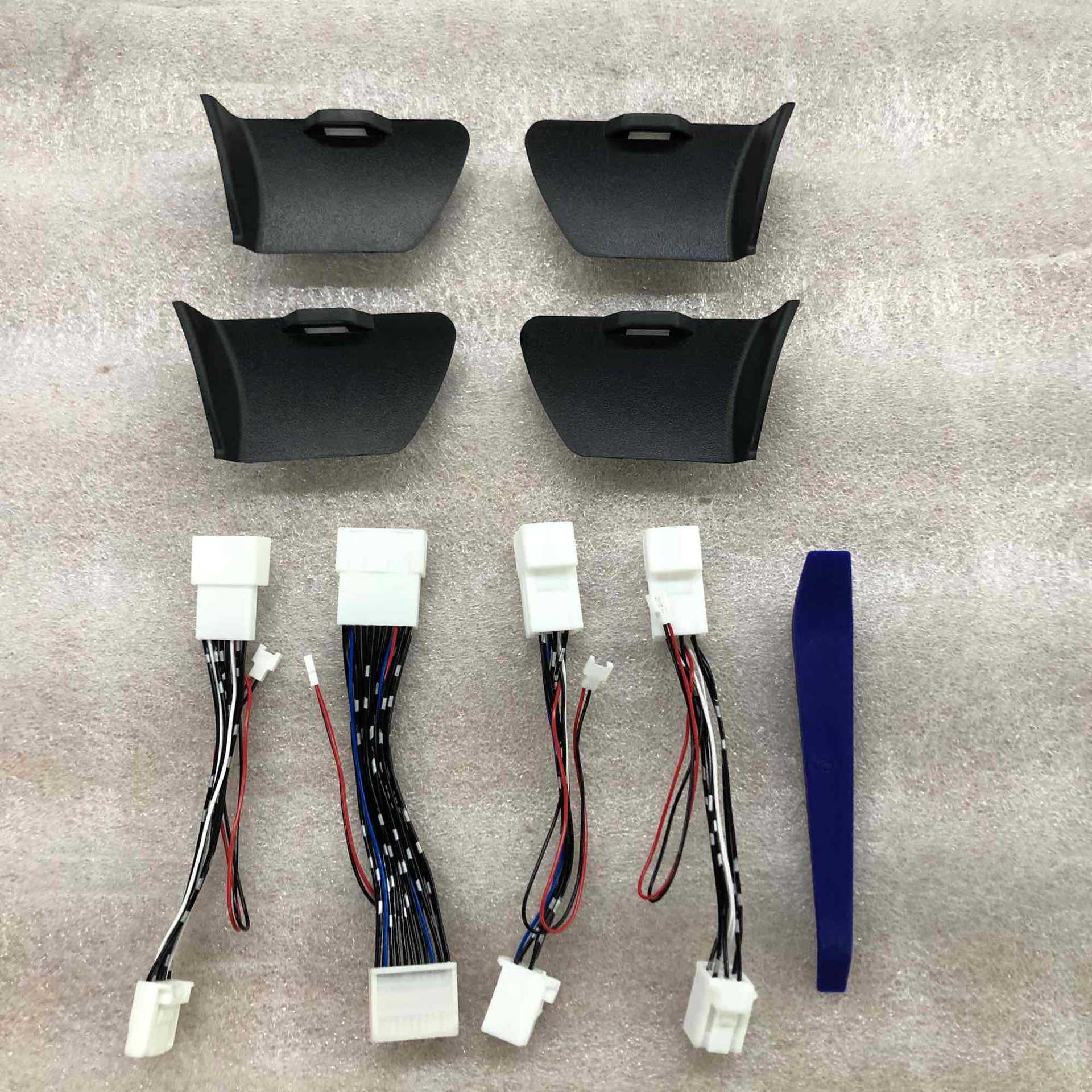 适用于15至21款汉兰达门碗灯内门拉手灯单色冰蓝色、深蓝色、白色