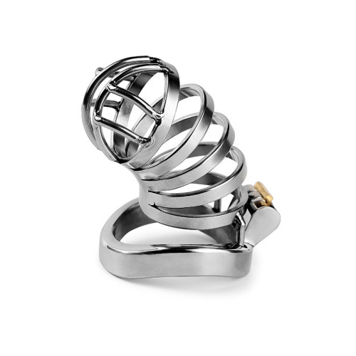 Men's metal chastity lock device, chastity ring, birdcage, adult sex toy, jj confinement penis lock, wholesale