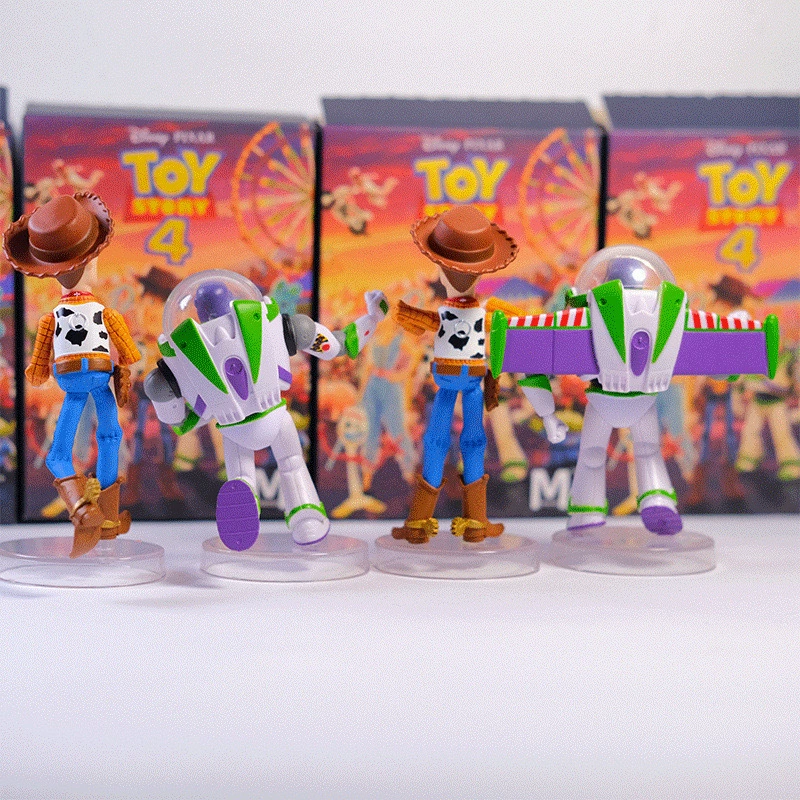 Makasa Toy Story 4, блестящие декорации в коробке, полуподвижные, набор Buss Light Years Woody Charm