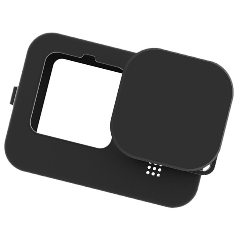 Funda de Silicona para GoPro 9-13 – Anti-Caídas, con Tapa de Lente, Protección Completa
