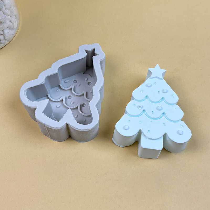 クリスマスシリーズ姜パイ人クリスマスツリーチョコレートケーキ装飾金型砂糖型装飾金型シリコン金型ケーキ|undefined