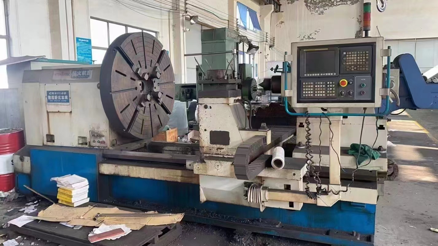 出售二手星火CK61160x1.5米数控卧式车床回转直径1.6米