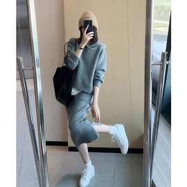 大码女装运动服2026早秋季新款休闲时尚两件套连帽卫衣半身裙套装