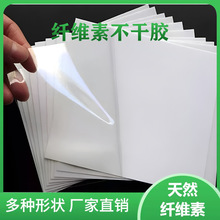 纤维素不干胶透明降解贴纸环保标签食品级密封卷筒标贴