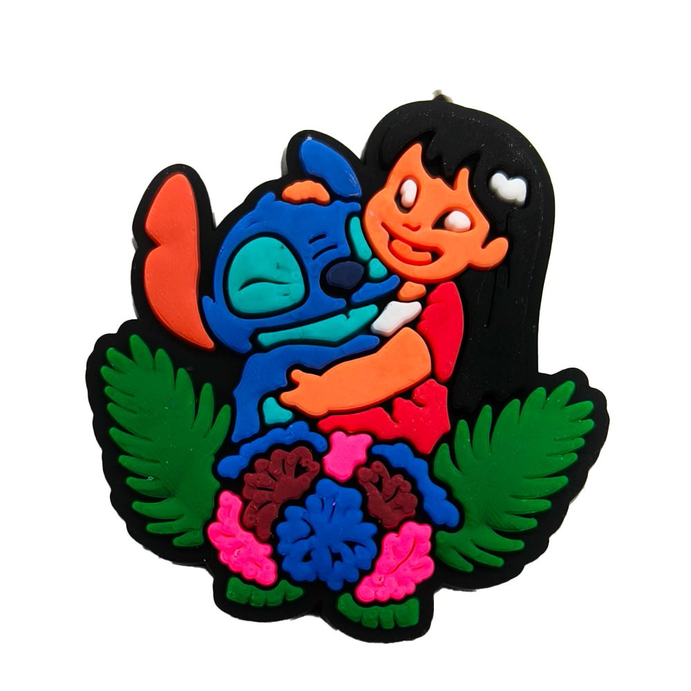 かわいい漫画スティッキシリーズ洞靴花pvcソフトガーデン靴diy装飾ボタン