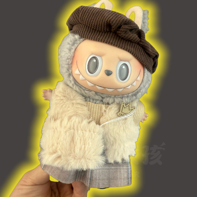 唯一の衣料品メーカーは、17cmのぬいぐるみラブブベビー服、ラブブ座りパーティー、第一世代と第二世代のみを販売しています。|undefined