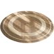Round Rattan Floor Mat for Living Room Pu Rope Woven Carpet Floor Mat for Living Room and Bedroom Decorative Photography Mat Hemp Rope Mat