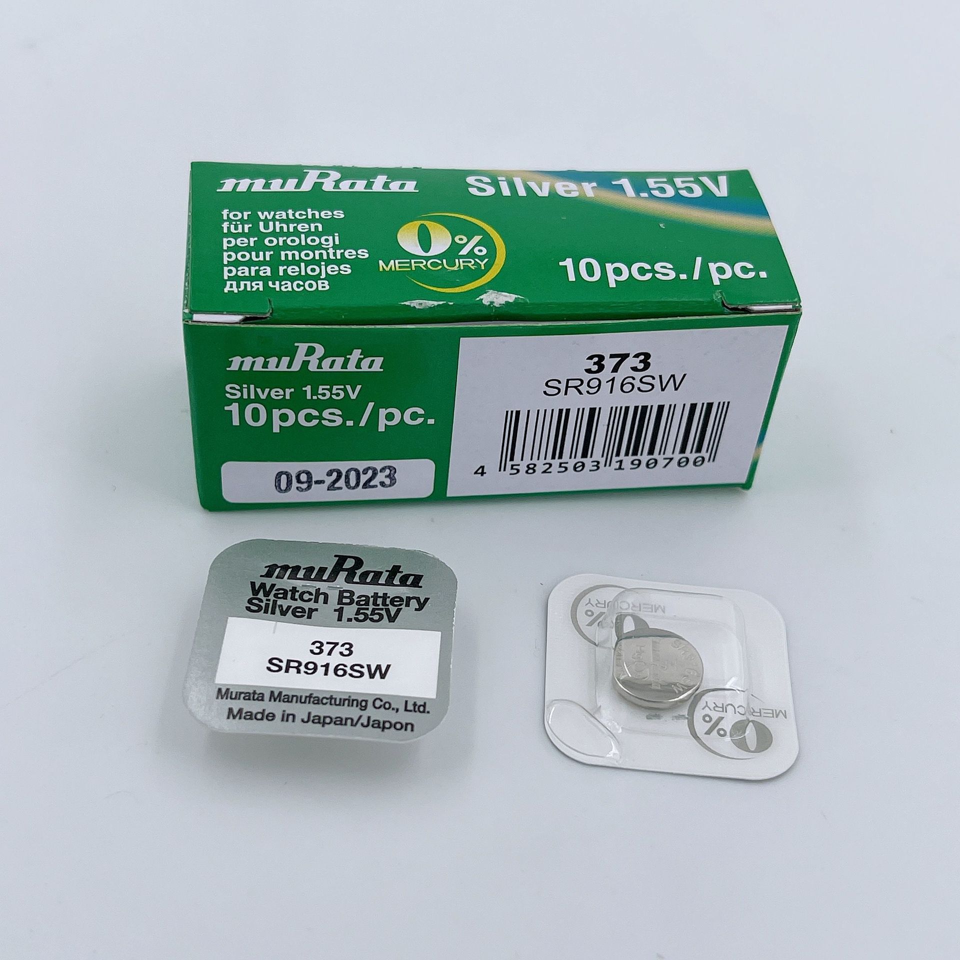 单装村田muRataSR916SW/373石英手表氧化银进口纽扣电池