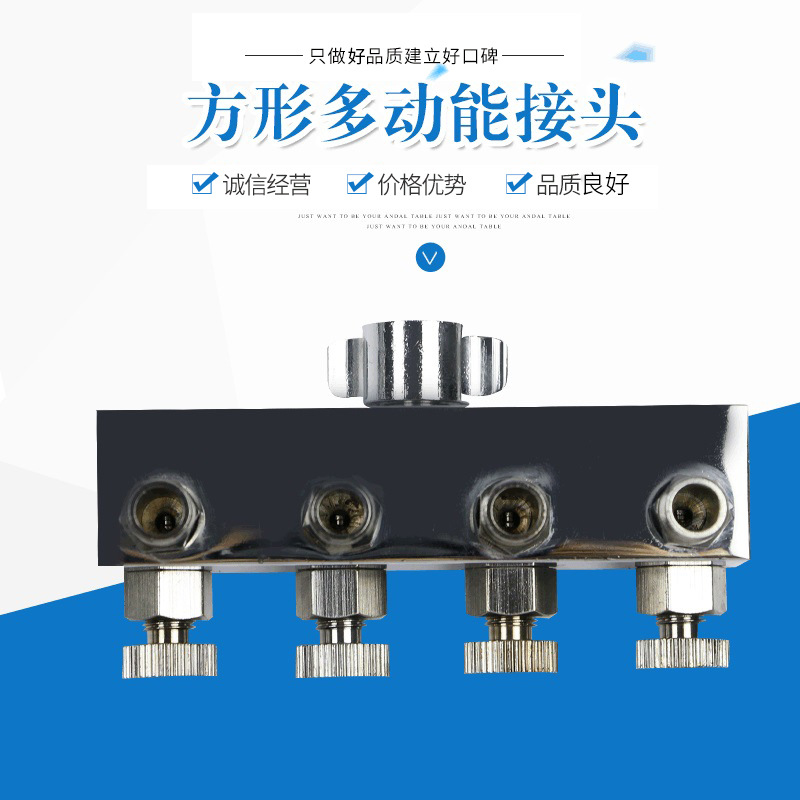 Junta de tubo de goma multi-movible cuadrada para la hebilla de tubo de goma de alambre de acero de alta presión de la pluma de espray y accesorios de tubería de alta presión de la conexión de la presión