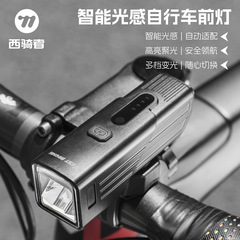 西骑者自行车灯智能光感车前灯夜骑前灯强光手电筒山地车骑行装备