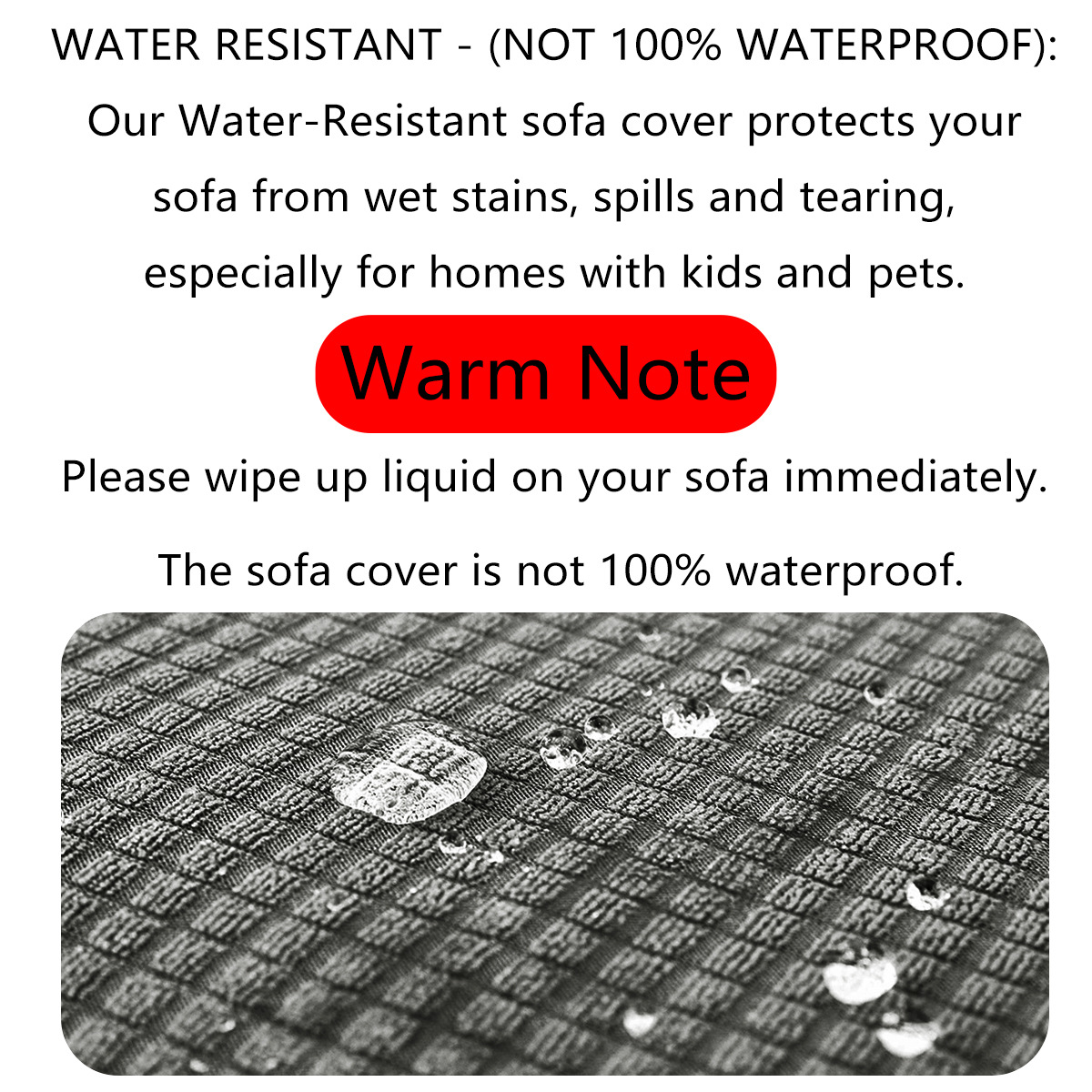 Amazon transfronterizo impermeable agitación de lana doble cubierta de silla elástica cubierta de silla de hotel de maíz elástico cubierta de taburete universal cubierta de silla