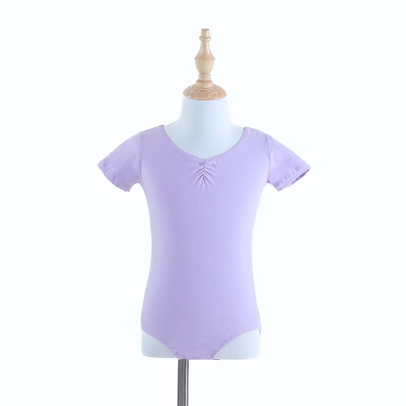 Niños niñas de verano de mangas cortas vestidos de entrenamiento para niñas vestidos de ballet chino vestidos de gimnasia para niños pequeños vestidos de ballet