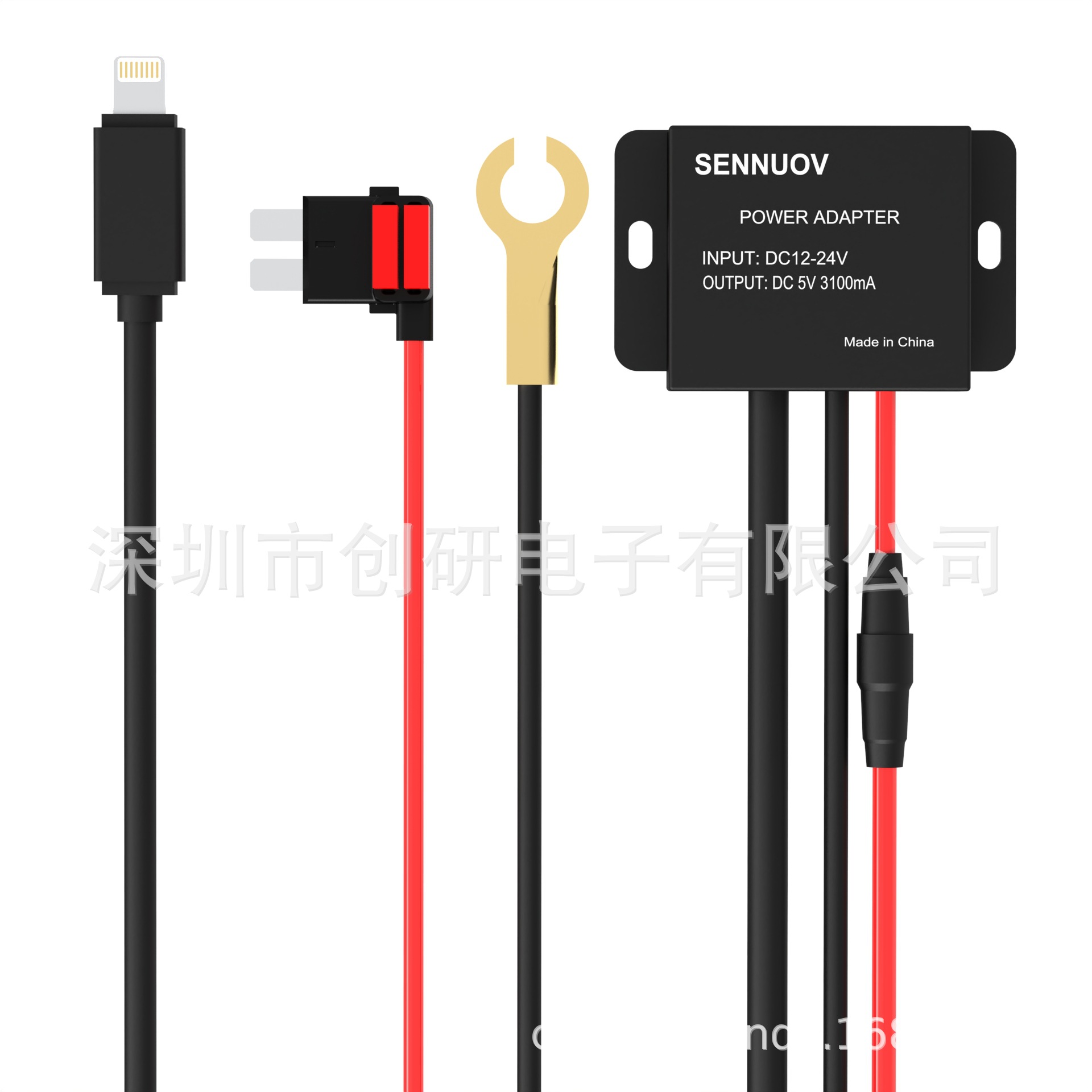 汽车用品12V转5V3A双USB降压模块导航仪行车记录仪车载电源转换器