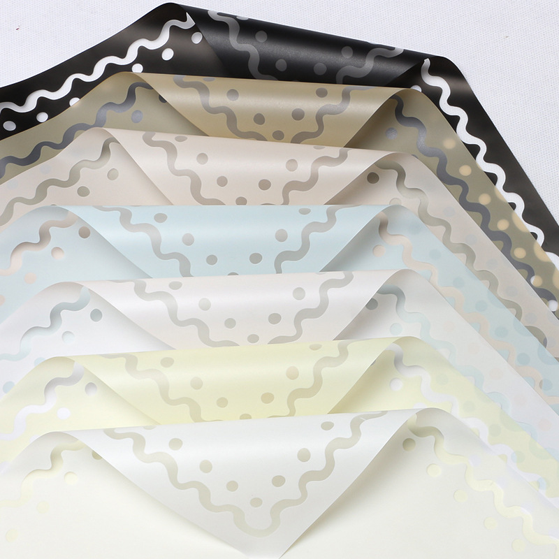 Huaxi bicarbonato de sodio gelatina película flor de embalaje DIY ramo florista impermeable semitransparente niebla papel de flores de pan