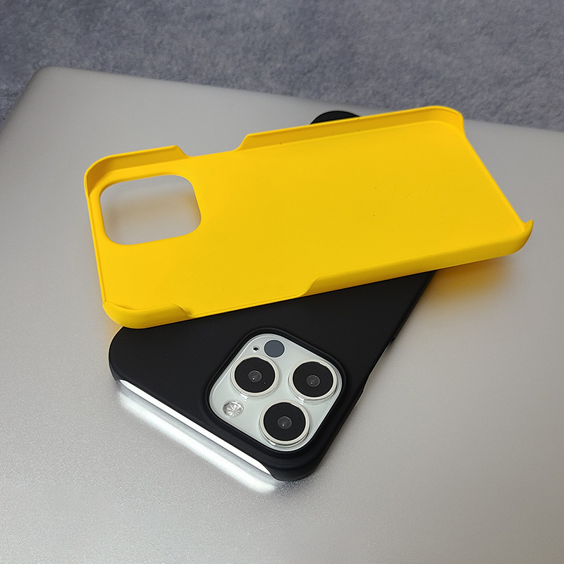 Applicable to iPhone15pro max Apple 14 mobile phone shell half pack 12 hard case protective shell 11 ultra-thin large hole 13