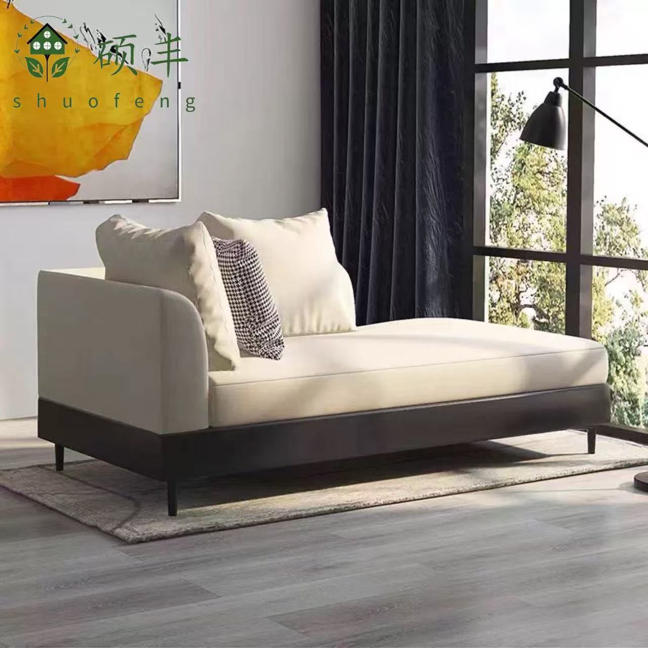 Atour Hotel's Same Style Chaise Longue Sofa, Guest Room Rest Sofa, B&B Hotel Can Be Customized and Designed by the Manufacturer