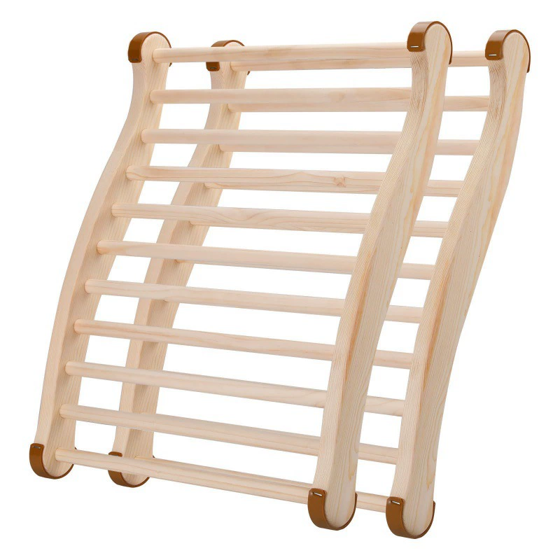 Деревянная подушка для спинки в форме волны, бестселлер Amazon для трансграничной торговли, из массива дерева, S-образная деревянная спинка