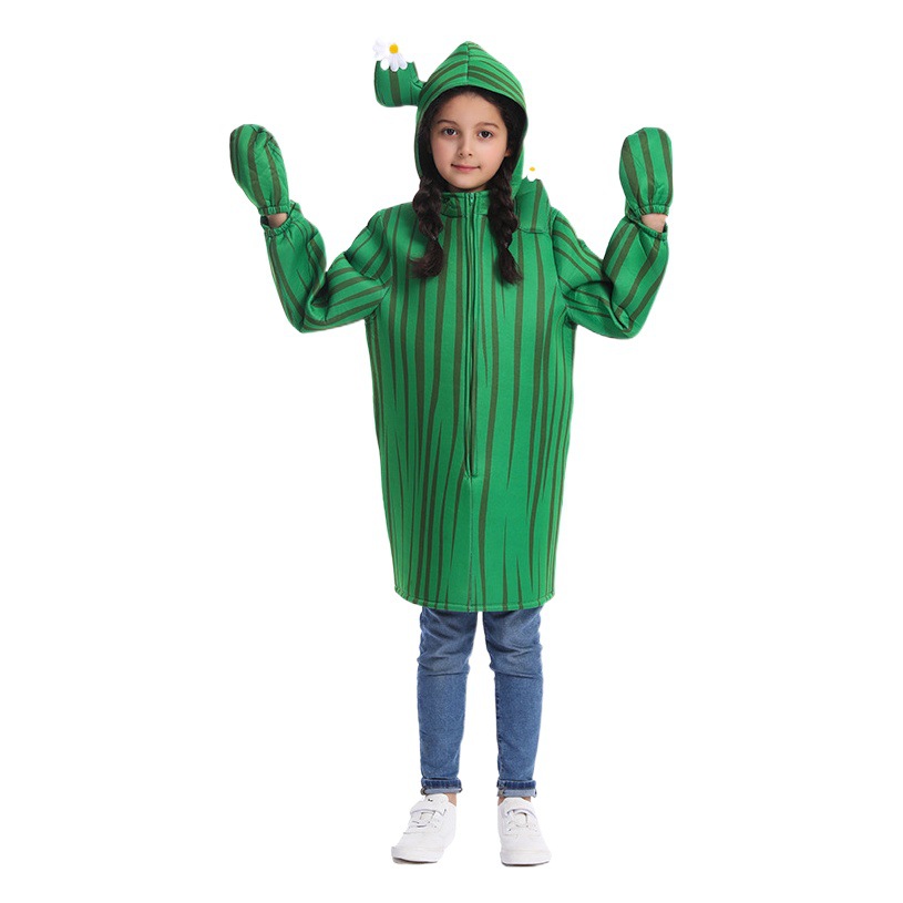 Traje de los niños divertido cactus mono fiesta carnaval Cosplay juego traje 61 traje de la etapa creativa