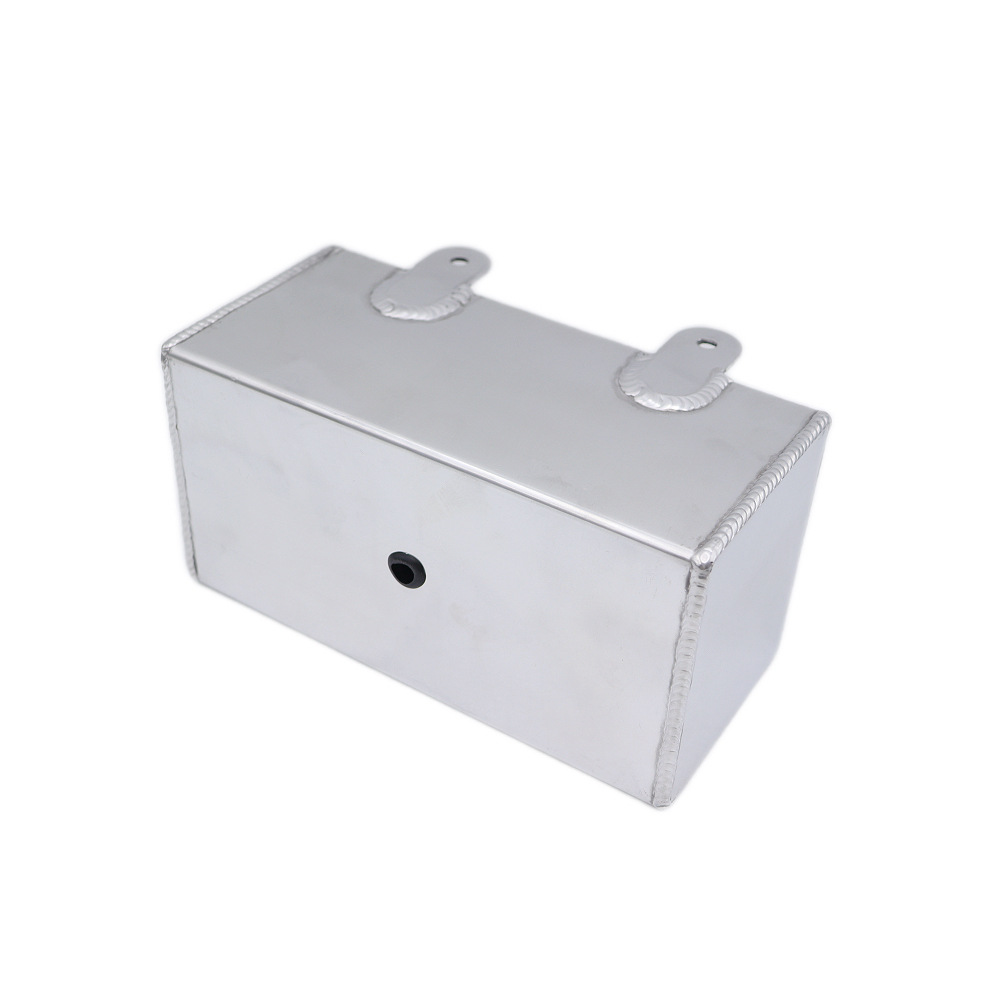 Cross-Border Automotive Parts Modified Auxiliary Water Tank, Aluminum Alloy Auxiliary Water Bottle, Water Tank Cooling and Ventilation Pot, Defoaming Pot, 2L