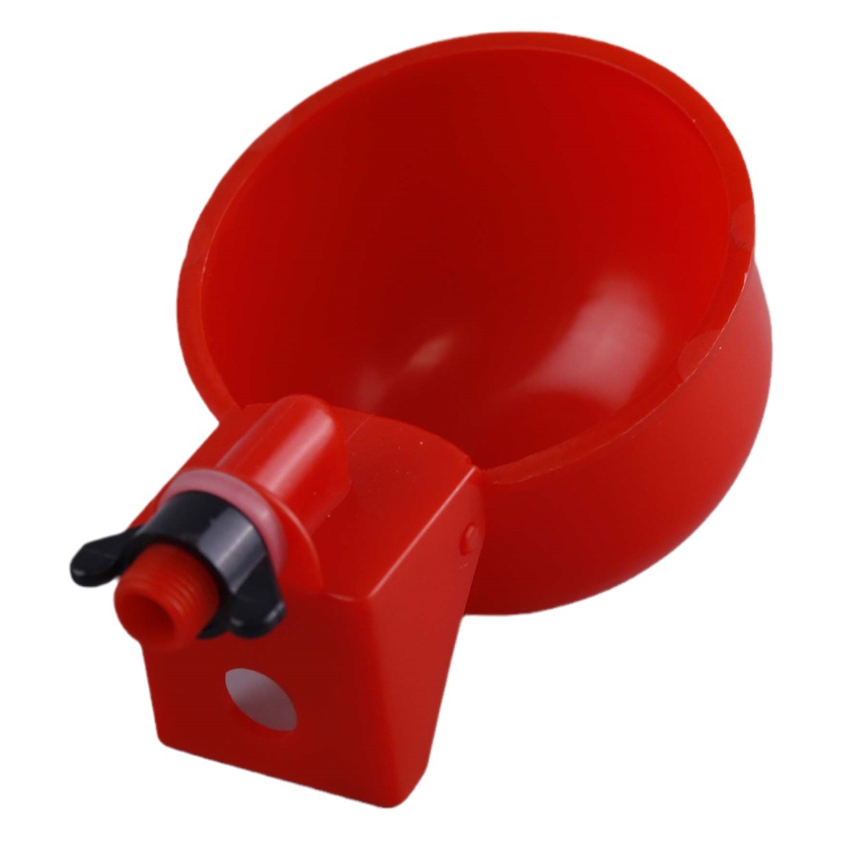 Cuenco de beber automático de pollo en stock granja paloma beber pollo taza engrosada de pollo de plástico