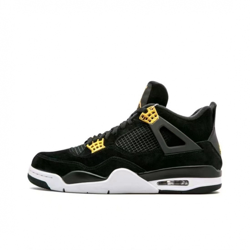 莆田靴ピュアオリジナル AJ4 バスケットボールシューズ黒赤電気母白セメントエアクッションジョー 4 ファッショントレンディな靴カップルスポーツシューズ|undefined