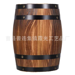 装饰橡木桶实木啤酒桶木质酒吧酒窖摆件婚庆电影拍摄道具园艺盆桶