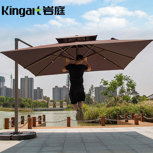 Outdoor Parasol Courtyard Umbrella Open-Air Balcony Villa Garden Large Sun Umbrella Shed Commercial Outdoor Stall Roman Umbrella