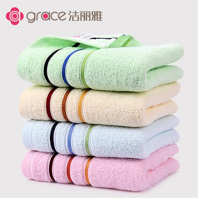 Jieliya Towel 6443 Cotton Soft Absorbent Household Plain Cotton Towel Embroidered logo Jieliya Towel 6443 Cotton Soft Absorbent Household Plain Cotton Towel Embroidered logo