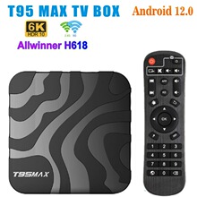 T95MAX�W�j�C픺�ȫ־H618��׿12����6K������5gwifi�{��tv box