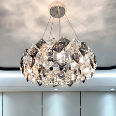 Modern Light Luxury Crystal Chandelier Living Room Light Direct Factory Sale Includes Installation Grand Restaurant Lighting Set 2023