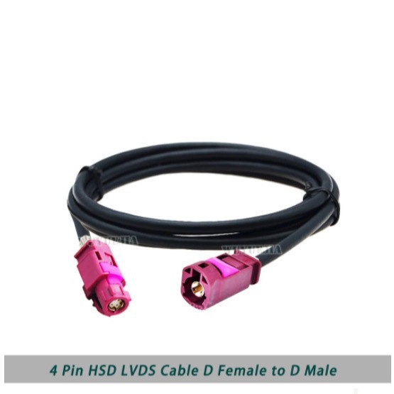 适用D-D口公-母延长线 新能源汽车LVDS HSD屏幕 GPS RBG延长线