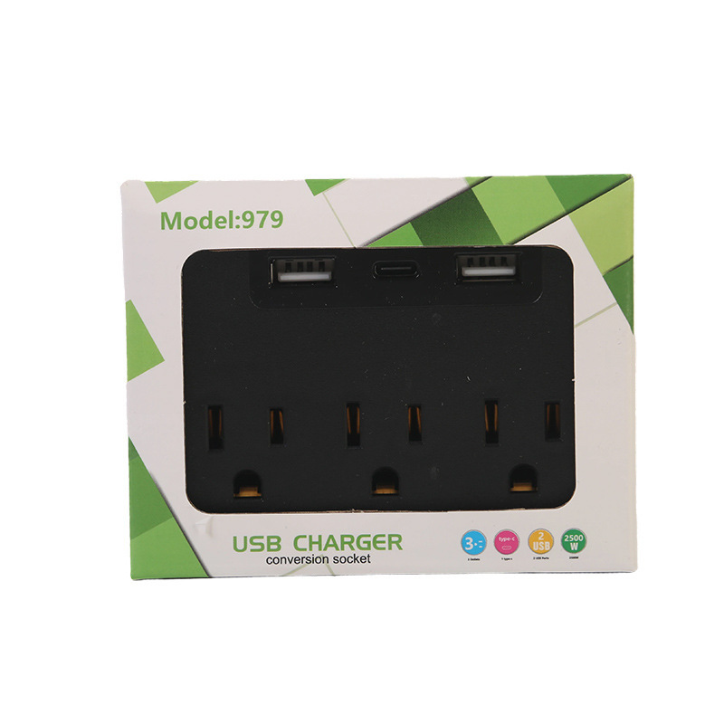 Enchufe de conversión portátil compacto, no ocupa espacio para llevar, enchufe de conversión modesto y simple, hermoso y práctico