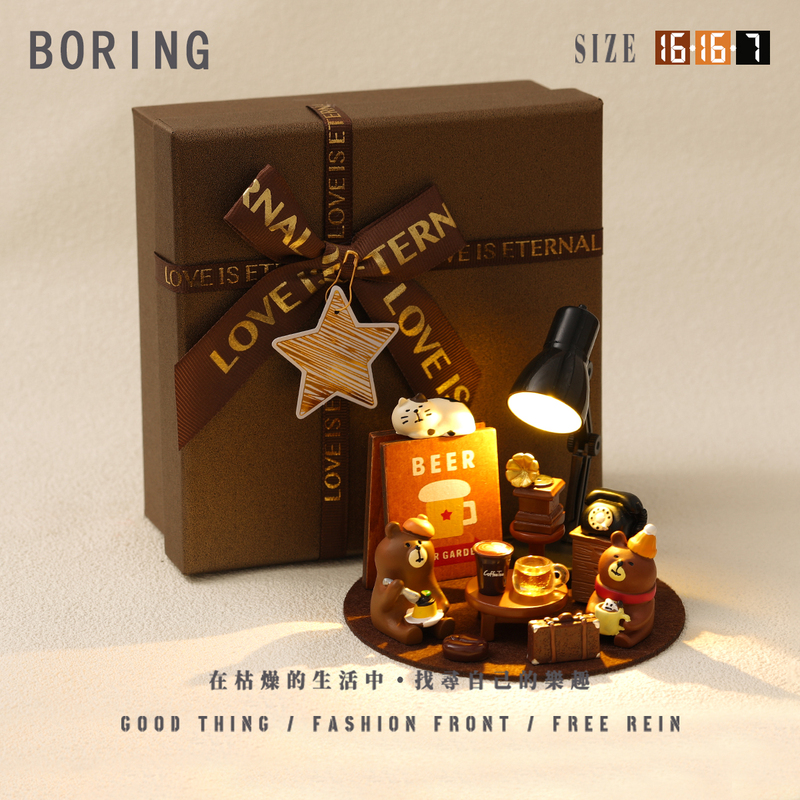 ♔ Desktop Ornaments, Decorations for the Entrance Hall, Gifts for the Work Station, Cute and Mood-Enhancing Office Night Lights