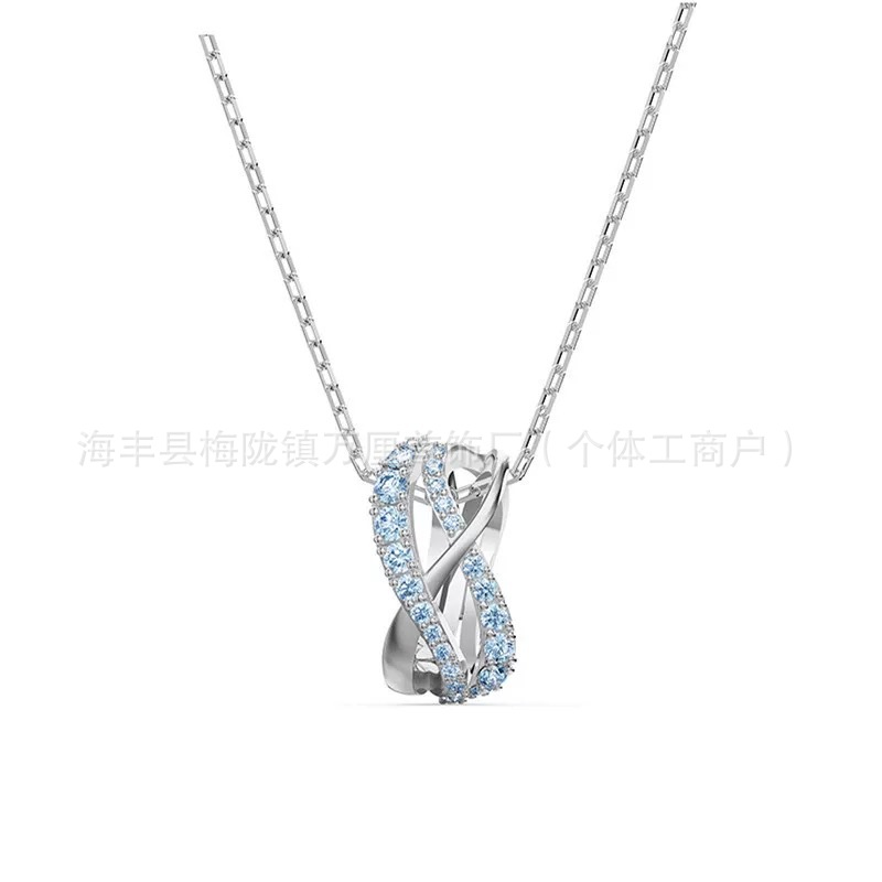 交叉蓝钻【白金色】