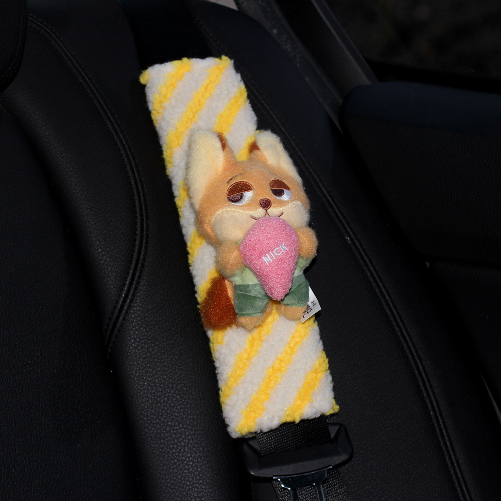 Protector de Hombro para Cinturón de Seguridad de Felpa Suave para Automóvil