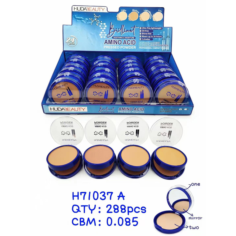 HUDA双层粉饼Beauty胡达美丽Luminous Pressed Powderهوداب|undefined