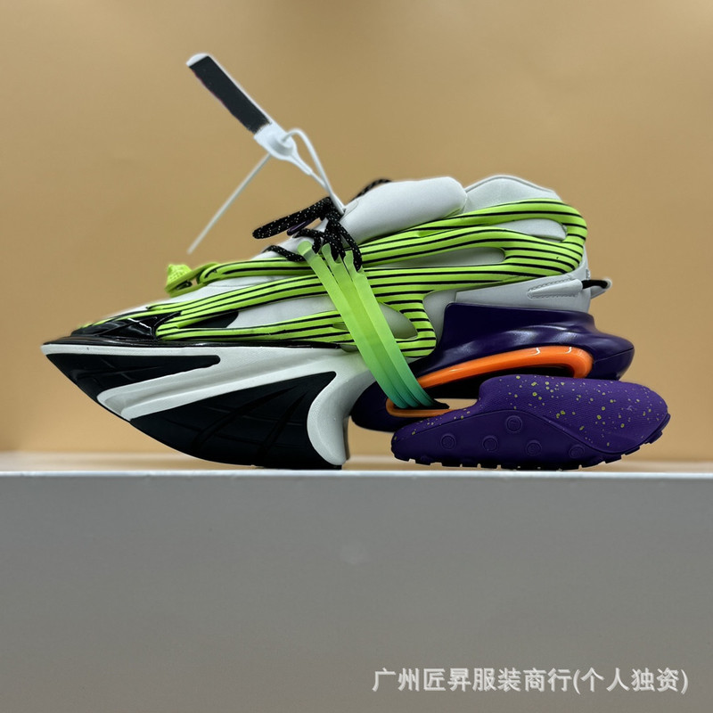 天花板B家巴黎联名巴尔曼新款【增高子弹老爹鞋】男女时尚百搭|undefined