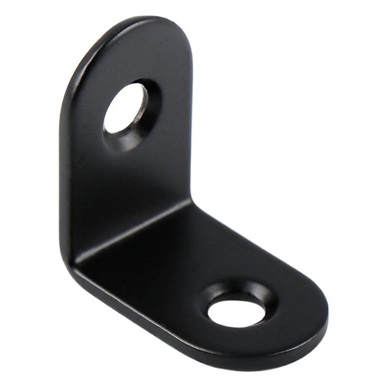 Ángulo recto de acero inoxidable engrosado código de ángulo 90 ° soporte de ángulo recto soporte de triángulo Soporte de estante de muebles capa de soporte