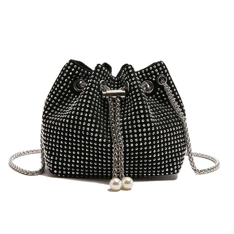 Сумка-падушка из искусственной кожи Linuo Kangaroo PU Bucket Bag — летняя просторная сумка через плечо, односторонняя, 15x8x14 см, 0.3 кг, цепочка через плечо
