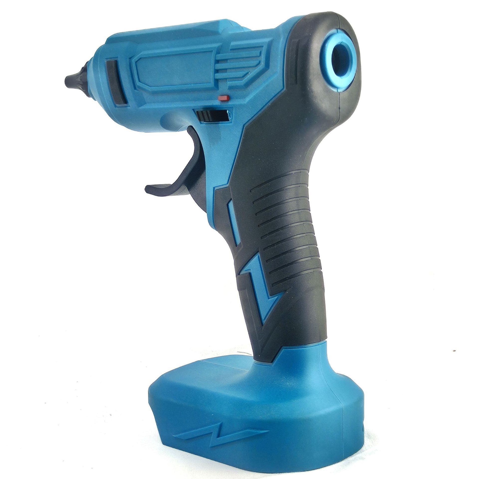 Pistola de fusión en caliente de litio recargable automáticamente, pistola de fusión en caliente de litio grande, pistola de fusión en caliente inalámbrica de litio al por mayor